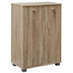 Armoire à chaussures - FINEBUY - Sonoma - 12 Paires - 2 portes - 60 x 90 x 35 cm