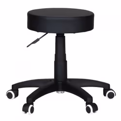 FineBuy Design Tabouret à Roulettes Pivotant 360° Rembourré Tabouret de bureau