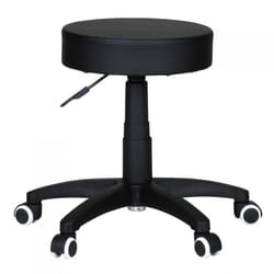 FineBuy Design Tabouret à Roulettes Pivotant 360° Rembourré Tabouret de bureau