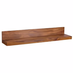 Étagère murale en bois massif Sheesham - FINEBUY - Rustique - 110x24x17 cm