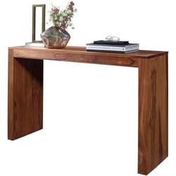 Table console en bois massif FineBuy 115x75x40cm - Table de couloir et de bureau