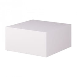 Table basse en bois blanc - FINEBUY - Carré - Salon - 60x30x60 cm