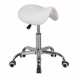 Tabouret selle Tabouret blanc Tabouret médical Esthéticienne pivotant Tabouret