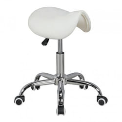 Tabouret selle Tabouret blanc Tabouret médical Esthéticienne pivotant Tabouret