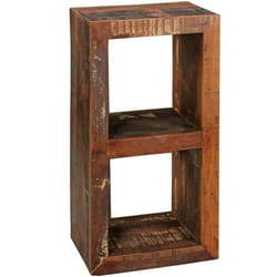 Étagère en bois massif FineBuy - 45 x 35 x 90 cm - Meuble de salon classique et intemporel