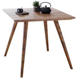 Table de salle à manger en bois massif FineBuy - Sheesham - Design Maison de Campagne