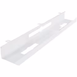 Table Raceway plateau Gestion des câbles Câble 80x7x13 cm conduit de câble blanc