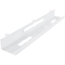 Table Raceway plateau Gestion des câbles Câble 80x7x13 cm conduit de câble blanc