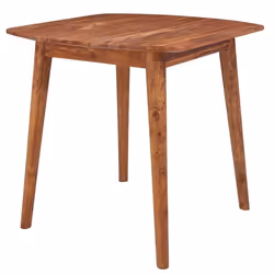 Table de salle à manger en bois massif Sheesham - FINEBUY - Rectangulaire - 4 places