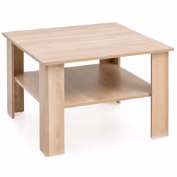 FineBuy Table Basse 60x42x60cm Table de Salon Table de Sofa Design Carré Moderne [Sonoma]