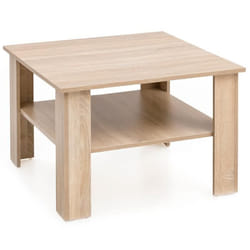 FineBuy Table Basse 60x42x60cm Table de Salon Table de Sofa Design Carré Moderne [Sonoma]