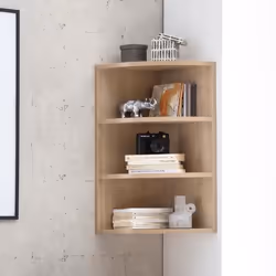 Étagère dangle murale en bois Sonoma - FINEBUY - Étagère 30x60x30cm - Contemporain - Design