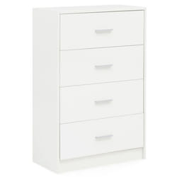 Commode - FINEBUY - Blanc - 60 x 30 x 90 cm - 3 tiroirs - Style contemporain - Montage facile