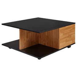 Table Basse - FINEBUY - Gris - 70 x 365 x 70 cm - avec roulettes