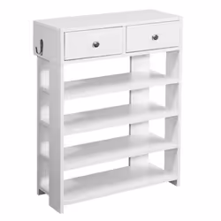 Meuble à chaussures - FineBuy - Blanc - 60 x 79 x 24 cm