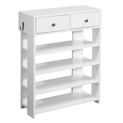 Meuble à chaussures - FineBuy - Blanc - 60 x 79 x 24 cm