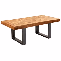 FineBuy Table Basse Bois Massif 105x40x55 cm Table dappoint Table de salon