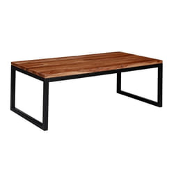 FineBuy Table Basse Bois Massif 110x40x60 cm Table dappoint Table de salon