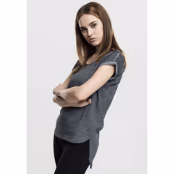 Urban Classics TB1196, Tee-shirt, Adulte, Femelle, Gris, S, SML