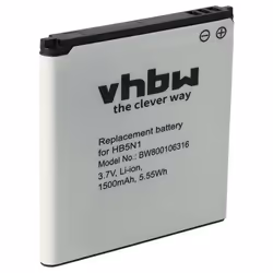 vhbw Batterie compatible avec Huawei Ascend Y330 Y321c Y330-U01 téléphone portable (1500mAh 37V Li-ion)