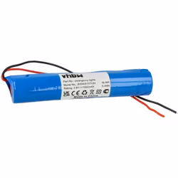 vhbw - the clever way - Batterie de rechange de haute qualité avec une grande autonomie et compatible avec votre éclairage de ...
