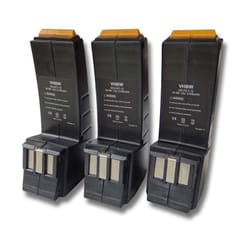 Vhbw - 3x Batterie compatible avec Festo / Festool CDD12E, CDD12, CCD12v, CCD12MH, CCD12FX, CCD12ES-C outil électrique (2100 mAh, NiMH, 12 v)