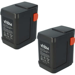 Lot de 2 batteries Li-Ion Vhbw 4000mAh (18V) pour outils coupe-bordures Gardena AccuCut 400 Li comme 8835-U, 8835-20, 8839, 8839-20.