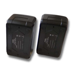 vhbw 2x Batterie compatible avec Flex 28V outil électrique (3000 mAh, Li-ion, 28 V)