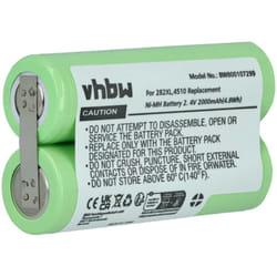 Batterie compatible avec Braun 5586, 5585u rasoir tondeuse électrique (2000mAh, 2,4V, NiMH) - Vhbw
