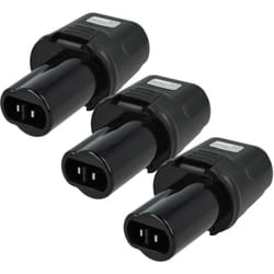 3x Batterie compatible avec Dewalt DC600 Screwdriver, DC600KA, DC600-GB, DC600 outil électrique (3300 mAh, NiMH, 3,6 v) - Vhbw