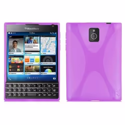 Coque Blackberry Q30 en ORCHIDÉE VIOLETS Cadorabo DESIGN X Housse Gel TPU Silicone Protection Etui Case Cover Ultra Slim Bump ...