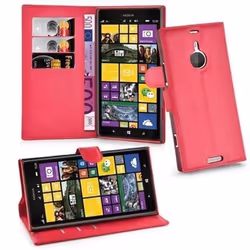 Nokia Lumia 1520 en ROUGE CERISE de Cadorabo Etui de Protection Complète avec Rabat à Clapet et Stand Horizontal Pratique en