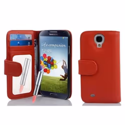 Etui Housse Portefeuille - CADORABO - Samsung Galaxy S4 - Simili-cuir - Miroir - 360° Rabat