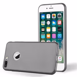 Coque - CADORABO - iPhone 8 PLUS 7 PLUS 7S PLUS - Gris - Design Mat Métallique - Protection Optimale