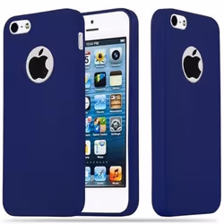 Coque - CADORABO - iPhone 5/5S/SE - Candy Bleu Foncé - Gel TPU Souple - Ultra Fine