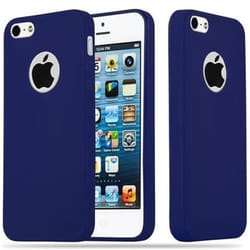 Coque - CADORABO - iPhone 5/5S/SE - Candy Bleu Foncé - Gel TPU Souple - Ultra Fine