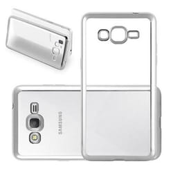 Coque - CADORABO - Samsung Galaxy GRAND PRIME - TPU - Gel Silicon - Chrome Argent