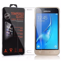 Cadorabo Protection d’écran pour Samsung Galaxy J1 MINI (6) - Modèle 2016 03 mm coins arrondis en verre trempé HAUTE-TRANSPAR ...