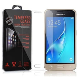 Cadorabo Protection d’écran pour Samsung Galaxy J1 MINI (6) - Modèle 2016 03 mm coins arrondis en verre trempé HAUTE-TRANSPARENCE