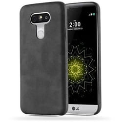 Coque pour LG G5 Etui en VINTAGE NOIR Hard Back Case Housse Cover Protection en similicuir