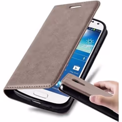 Coque - CADORABO - Samsung Galaxy S4 MINI - Simili-cuir - Fermeture magnétique - Fonction stand