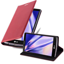 Coque pour LG G4 / G4 PLUS Housse en ROUGE DE POMME Etui Case Cover Protection Portefeuille Wallet