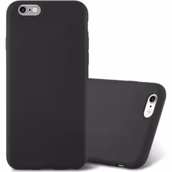 Housse pour Apple iPhone 6 / 6S Coque en FROST NOIR Case Cover Protection Silicone TPU Etui