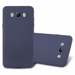Coque - CADORABO - Samsung Galaxy J7 2016 - FROST BLEU FONCÉ - Silicone TPU - Ultra Mince