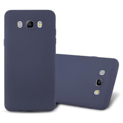 Coque - CADORABO - Samsung Galaxy J7 2016 - FROST BLEU FONCÉ - Silicone TPU - Ultra Mince