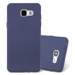 Coque de téléphone - CADORABO - Samsung Galaxy A3 2016 - FROST BLEU FONCÉ - Ultra mince - Silicone TPU