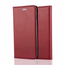 Étui de Protection - CADORABO - iPhone 8 PLUS / 7 PLUS - Simili-cuir Rouge - Fermeture Magnétique - Ultra Fin