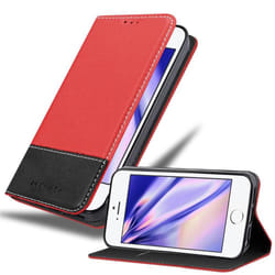 Cadorabo DE-108929 4.7" Folio porte carte Noir, Rouge