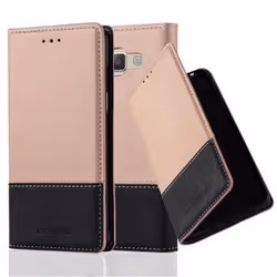Coque Samsung Galaxy A5 2015 (5) en ROSE NOIR de Cadorabo (Design COMBI SIMILICUIR-SIMILIDAIM) Etui de Protection Complète av ...
