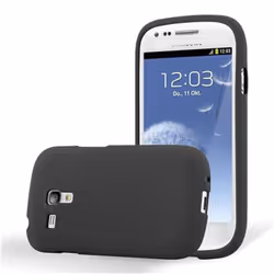 Cadorabo DE-109120, Housse, Samsung, Galaxy S3 MINI, 10,2 cm (4"), Noir